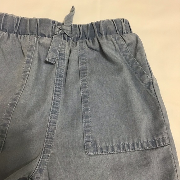 Miles the Label Baby Boy 2-piece Outfit Chambray Shirt and Shorts Size 12 Month - Picture 12 of 15